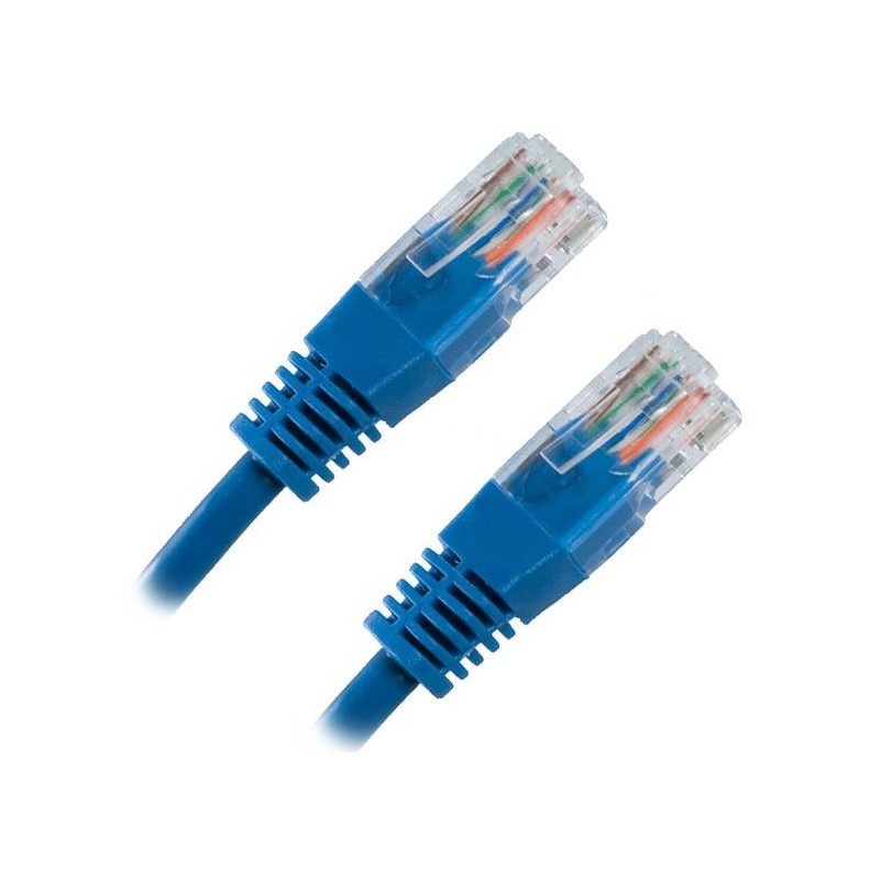 XtendLan patch kabel Cat6, UTP - 2m, modrý
