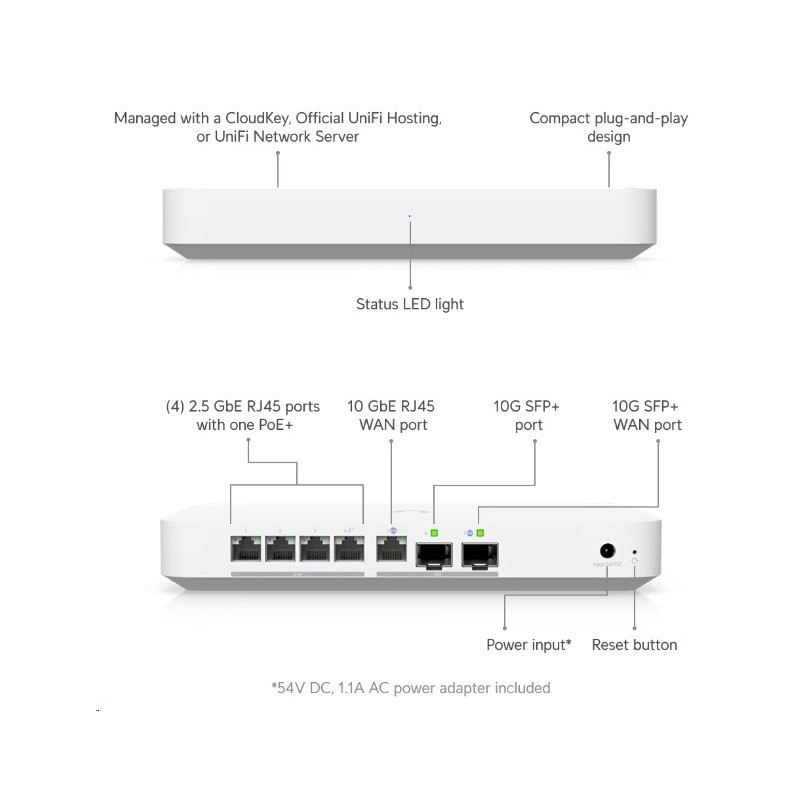 UBNT Gateway Fiber - rozbaleno