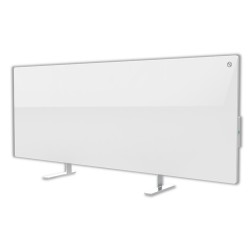 AENO GH1s Chytré Topení, infrared + konvekce, tvrzené sklo, 700W, Bílá - LEHCE POŠKOZENÝ OBAL