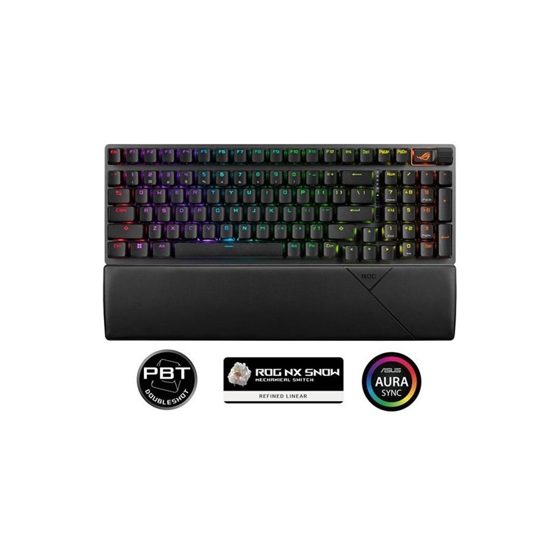 ASUS klávesnice ROG STRIX SCOPE II 96 WL/NXSW/US/PBT