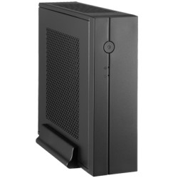 CHIEFTEC skříň Compact Series/mini ITX, IX-01B-OP, Black, bez zdroje