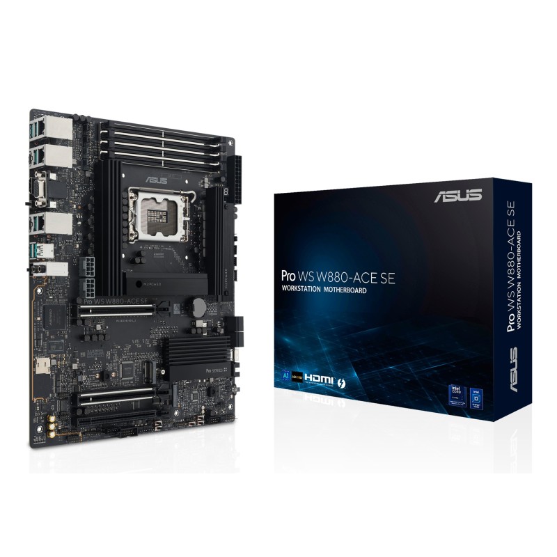 ASUS MB PRO WS W880-ACE SE, Intel W880, 4xDDR5, 1xThunderbolt, 1xHDMI, 1xVGA