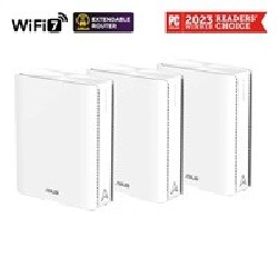 ASUS ZenWifi BQ16 3-pack, WiFi7 Extendable Router, AiMesh, 2x WAN/LAN, 3x LAN, 1x USB 3.0