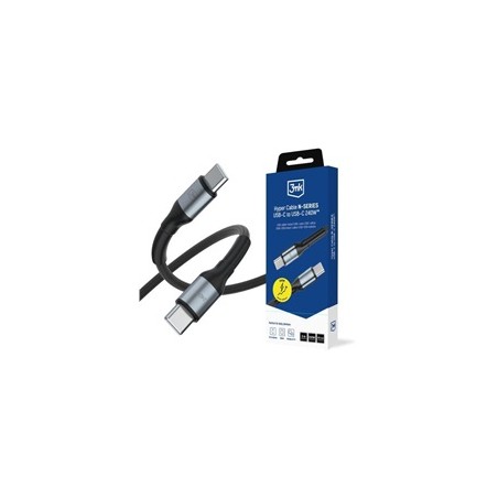 3mk Hyper Cable N-SERIES C to C 3m PD 3.0 QC 3.0 48V/5A 240W Black