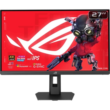 ASUS Monitor ROG Strix XG27UCSR, 27", Fast IPS, 3840x2160, 16:9, 0,3ms, DP, HDMI, USB-C, G-SYNC, 160Hz
