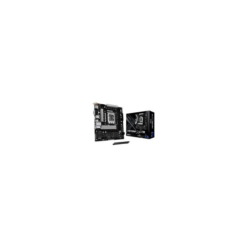 BAZAR - ASRock MB Sc LGA1851 H810M-X WIFI, Intel H810, 2xDDR5, 1xDP, 1xHDMI, 1xVGA, WiFi, mATX - Po opravě (Bez příšluše