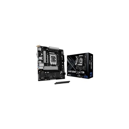 BAZAR - ASRock MB Sc LGA1851 H810M-X WIFI, Intel H810, 2xDDR5, 1xDP, 1xHDMI, 1xVGA, WiFi, mATX - Po opravě (Bez příšluše