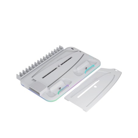 CANYON CS-51 chladící stojan pro PS5 s RGB, Slim/DE nabíjecí, Bílá