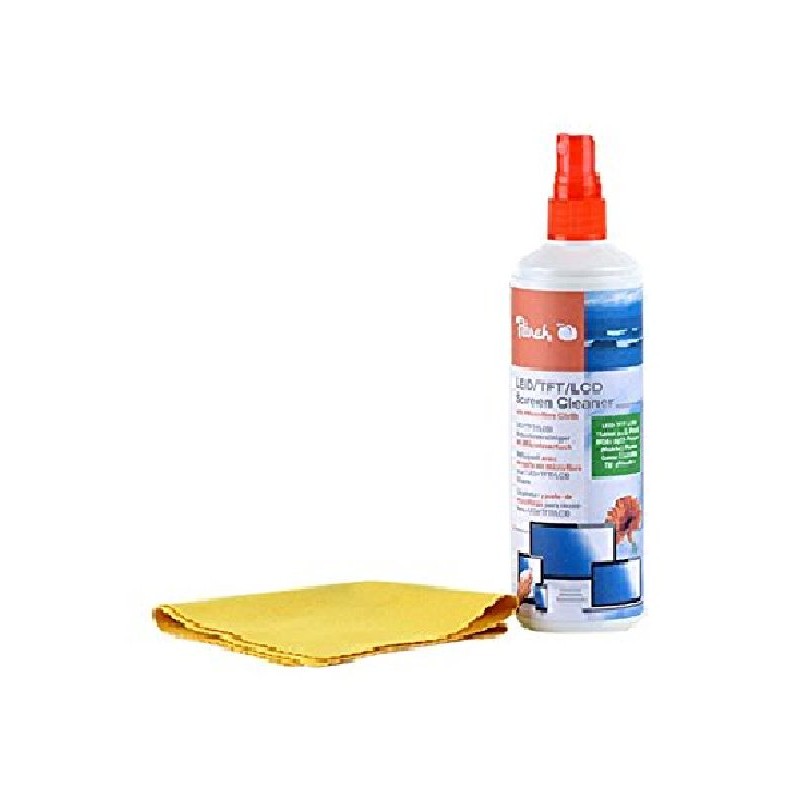 PEACH Čistící sprej + Micro Fiber utěrka, 250 ml