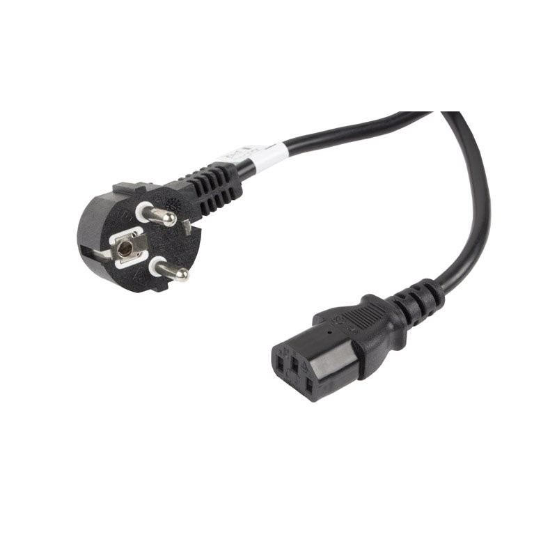 LANBERG CEE 7/7 na IEC 320 C13 POWER CORD 10M VDE černý