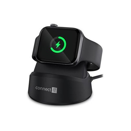 CONNECT IT WatchCharger bezdrátová nabíječka kompatibilní s Apple, ČERNÁ