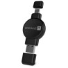 CONNECT IT WatchTravelCharge bezdrátová nabíječka Qi (Apple,Samsung) USB-A/USB-C, ČERNÁ