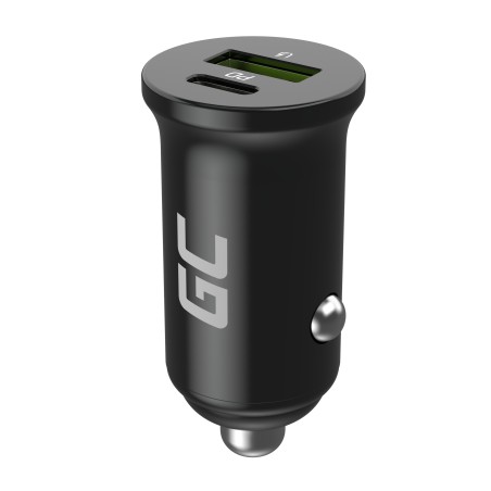 Green Cell Nabíječka do auta 38W GC PowerRide Nano38 s USB-C USB-A Power Delivery a rychlonabíjením Ultra Charge