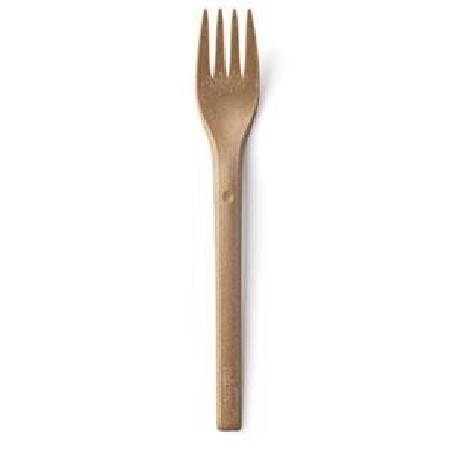 REFORK - Vidlička z přírodního materiálu, natural, 25ks