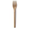REFORK - Vidlička z přírodního materiálu, natural, 25ks