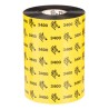 Wax/Resin Ribbon, 110mmx450m, 3400 High Performance, 25mm core, 6/box 03400BK11045