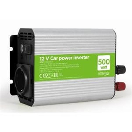 GEMBIRD 12V měnič napětí do auta, výkon 500 W