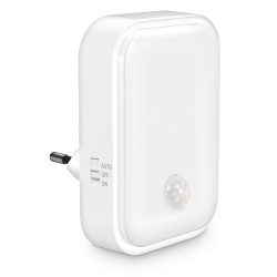 CONNECT IT SPARKLE 1 SENSOR noční světlo s pohybovým čidlem, 3 úrovně osvětlení, BÍLÁ