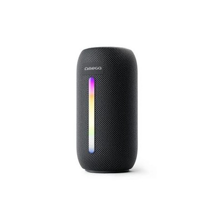 Platinet OMEGA Bluetooth reproduktor V5.1, 10W RMS, RGB podsvícení, baterie 1500mAh, válcový tvar