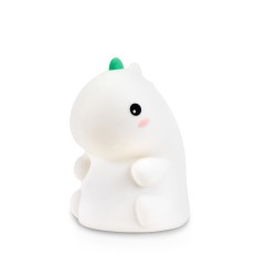 CONNECT IT DINOSAURUS dětské noční světlo, dotykové, 3 úrovně osvětlení, baterie 1200 mAh, bílá