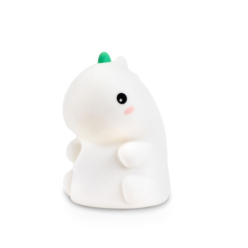 CONNECT IT DINOSAURUS dětské noční světlo, dotykové, 3 úrovně osvětlení, baterie 1200 mAh, bílá