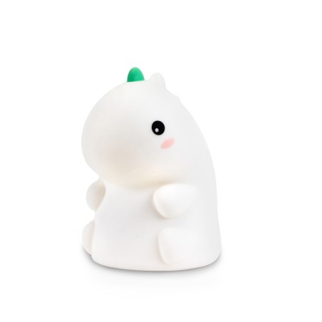CONNECT IT DINOSAURUS dětské noční světlo, dotykové, 3 úrovně osvětlení, baterie 1200 mAh, bílá