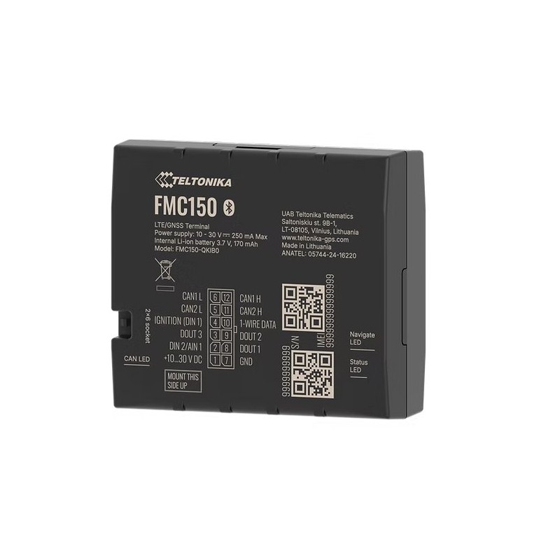 TELTONIKA TELEMATICS FMC150 – pokročilý GPS lokátor s podporou 4G LTE Cat 1 a integrovaným procesorem dat CAN