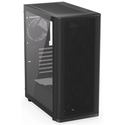 Endorfy Ventum 400 Air,Skříň, Middle tower, bez zdroje, 4× 120mm ventilátor, 2× USB 3.0, 1× USB-C, tvrzené sklo, mesh