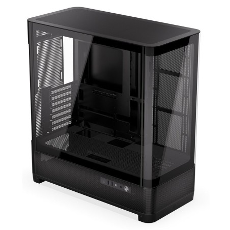 Endorfy Aquarius 8000 Flex, Skříň, E-ATX, 2× USB 3.0, 1× USB-C, panoramatická, zaoblené sklo, černá
