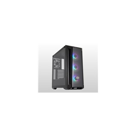 Cooler Master case MasterBox MB520 ARGB, E-ATX, Průhledná bočnice, 3x 120mm ARGB Fan, 1x 120mm Fan, Černá