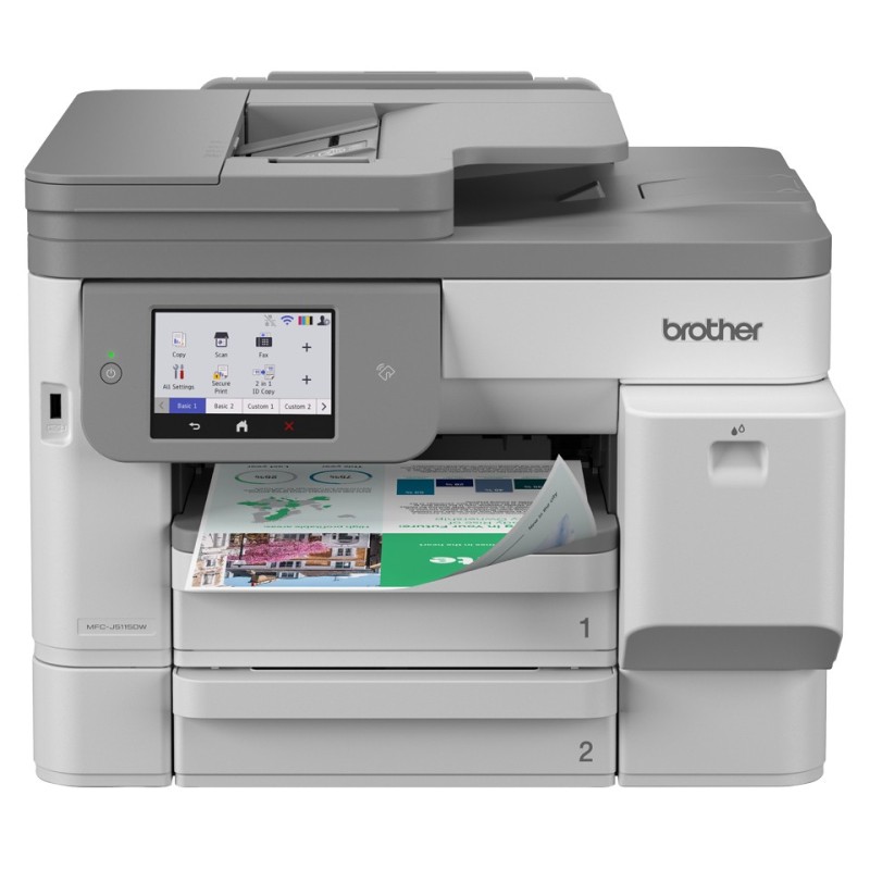 BROTHER multifunkce inkoustová MFC-J5115DW - A4 28ppm 512MB 1200x4800 USB LAN WiFi duplex 50DADF DUALSKEN