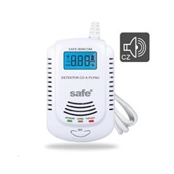 BAZAR - SAFE 808 COM Kombinovaný detektor CO a výbušných plynů - Poškozený obal (Komplet)