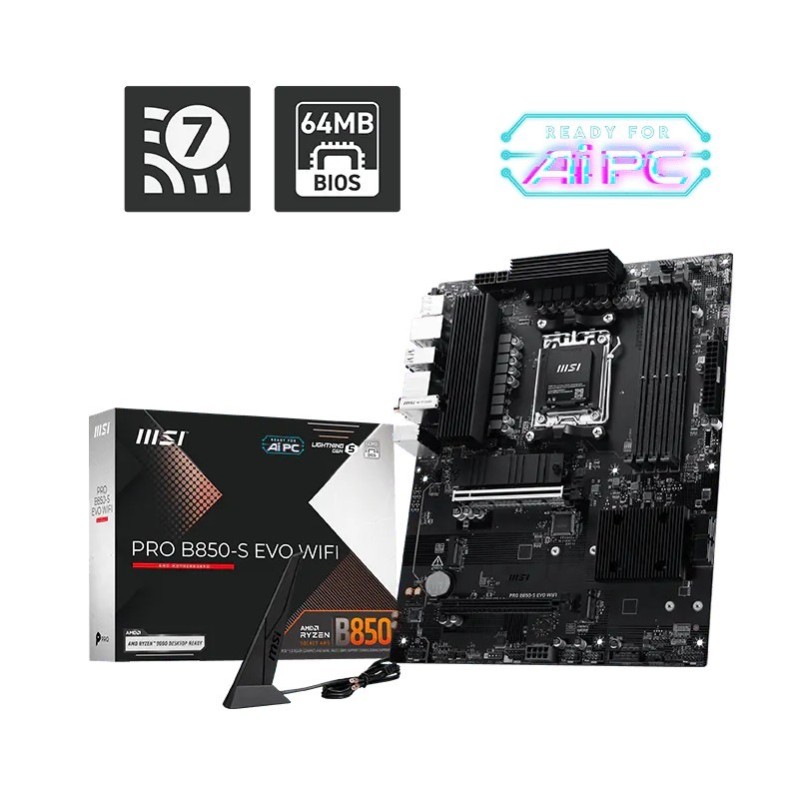 MSI Pro B850-S EVO WiFi