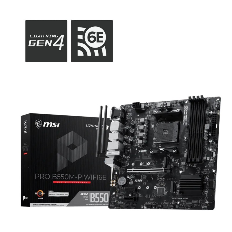 MSI Pro B550M-P WIFI6E