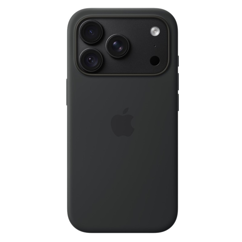 iPhone 18 Pro Silicone Case with MS - Black