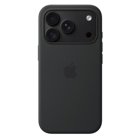 iPhone 18 Pro Silicone Case with MS - Black