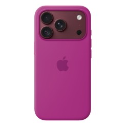 Apple iPhone 18 Pro Silicone Case with MS – purpurová