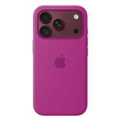 iPhone 18 Pro Silicone Case with MS - Magenta