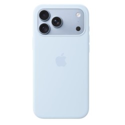 Apple iPhone 18 Pro Max Silicone Case with MS – modrá