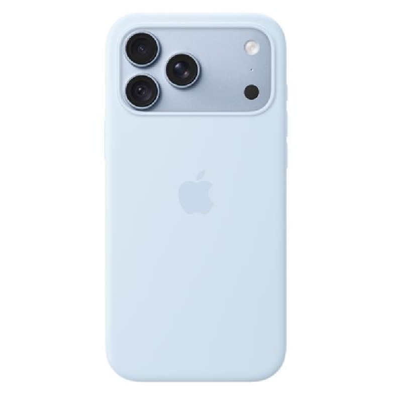Apple iPhone 18 Pro Max Silicone Case with MS – modrá