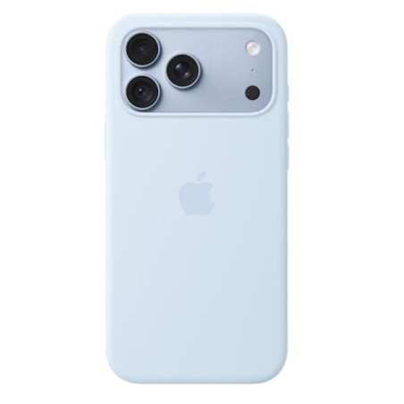 Apple iPhone 18 Pro Max Silicone Case with MS – modrá