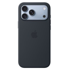Apple iPhone 18 Pro Max Silicone Case with MS – noční modrá
