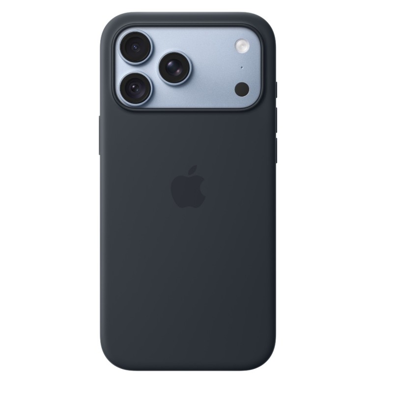 iPhone 18 Pro Max Silicone Case with MS - N.Blue