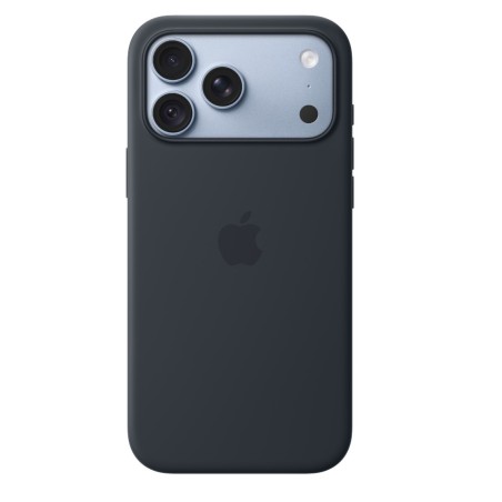 iPhone 18 Pro Max Silicone Case with MS - N.Blue