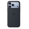 Apple iPhone 18 Pro Max Silicone Case with MS – noční modrá