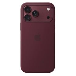 iPhone 18 Pro Max Silicone Case with MS - Burgundy