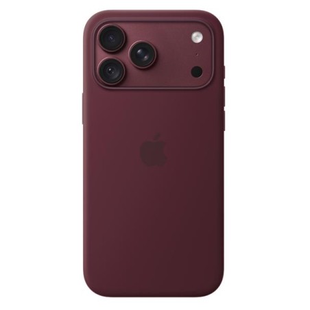 iPhone 18 Pro Max Silicone Case with MS - Burgundy