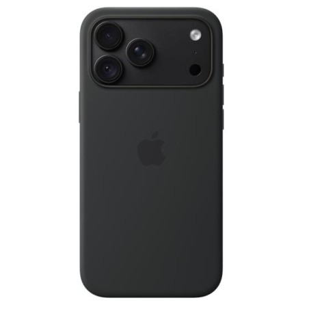 iPhone 18 Pro Max Silicone Case with MS - Black