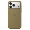 Apple iPhone 18 Pro Max Silicone Case with MS – olivová