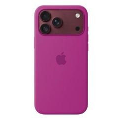 iPhone 18 Pro Max Silicone Case with MS - Magenta